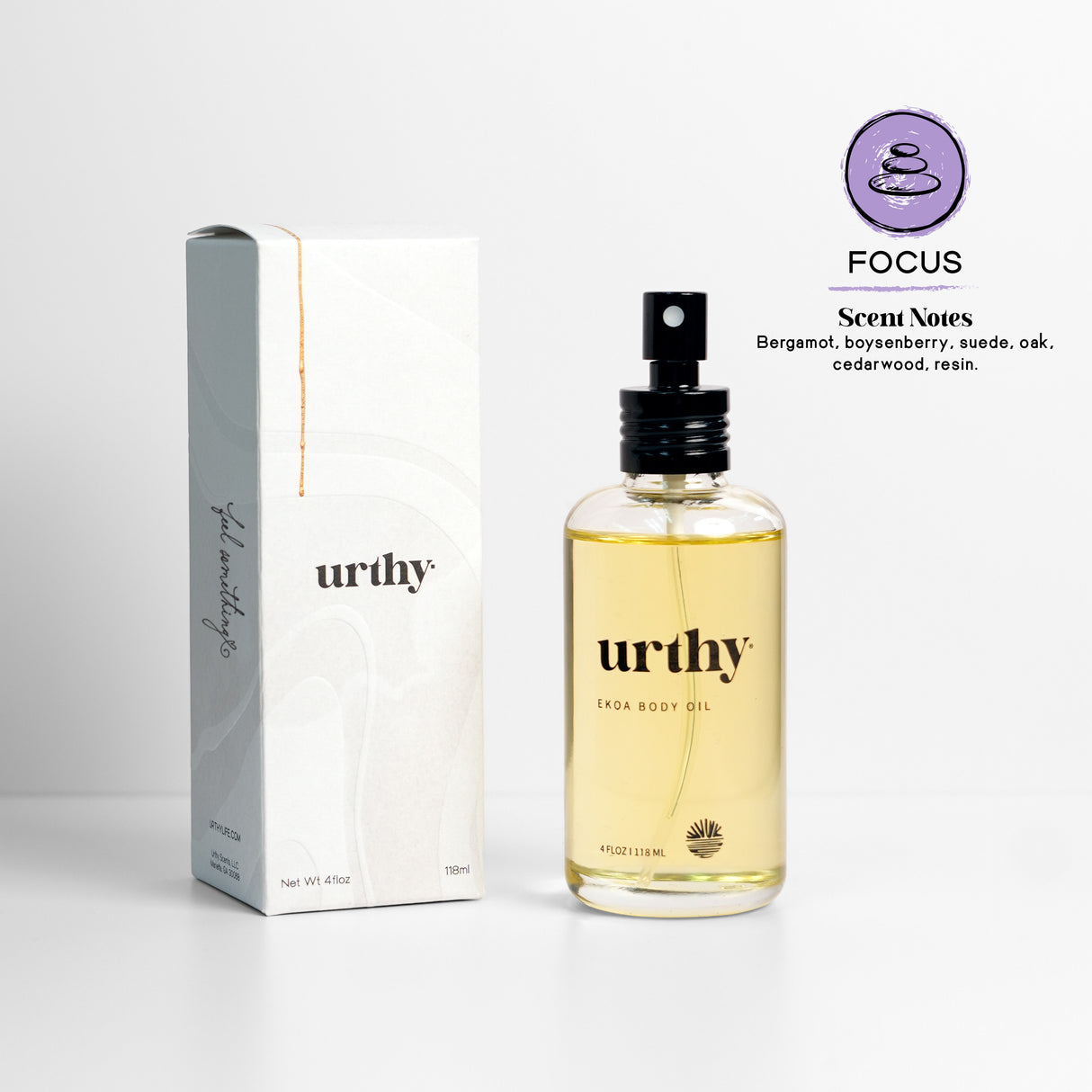 Ekoa™ Body Oil FOCUS Scent