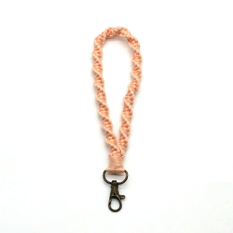 Peach keychain