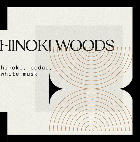 Hinoki Woods is a sublime fragrance that balances the green scent of hinoki with vetiver, cedarwood, citrus, and white musk creating a harmonious, grounding vibe that has the power to make you feel like chanting ommmmmm.