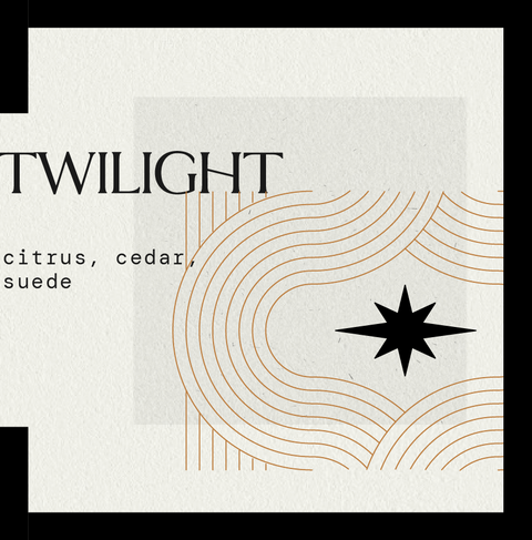 Twilight elevates your senses with its bright blend of citrus, wood, and cedar notes while notes of suede and smoldering wood give it a touch of sensuality transporting you under the stars.
