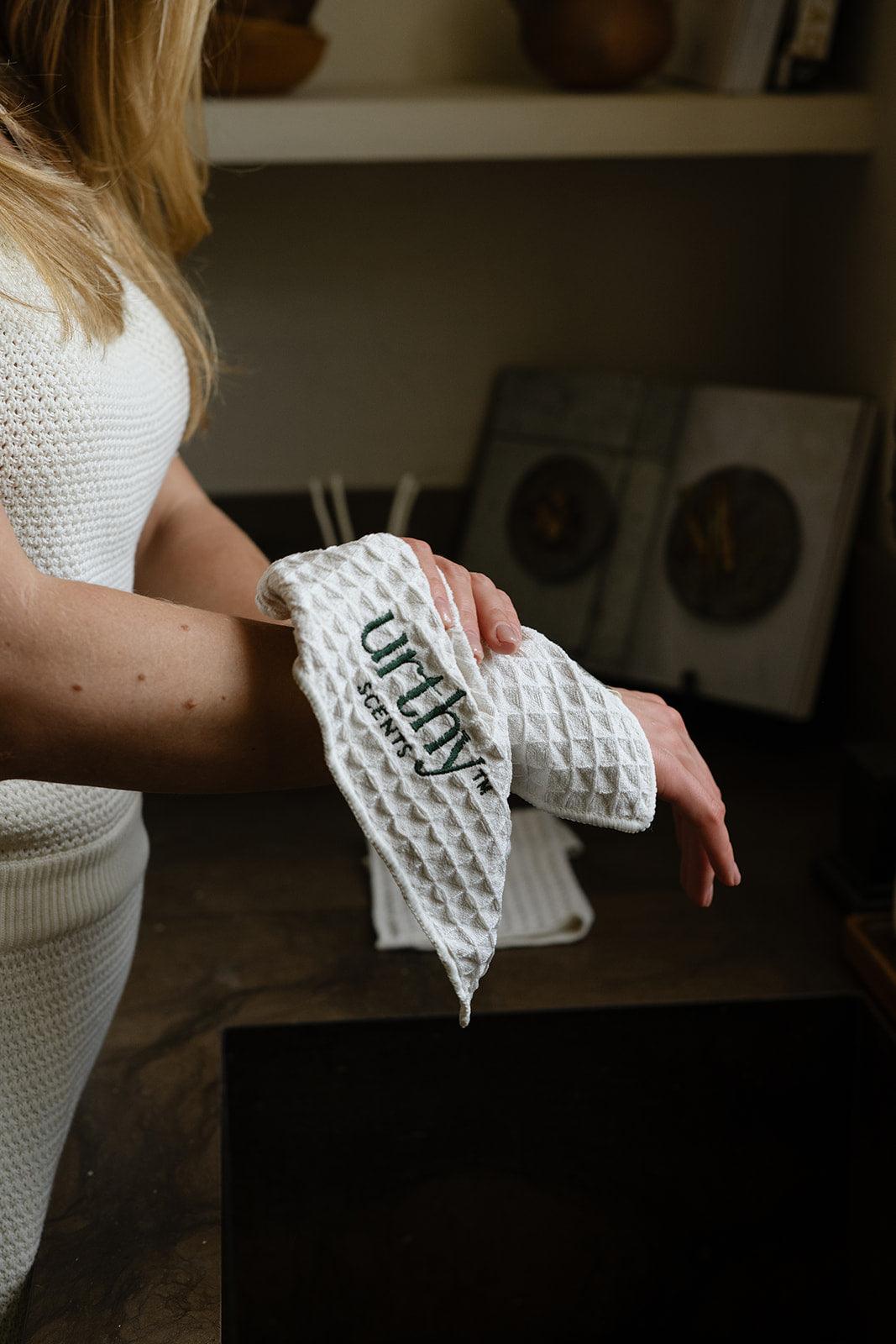 Waffle Weave Washcloth — Accessories by Urthy (view 3)