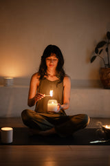 Holiday Cork Glass Candles