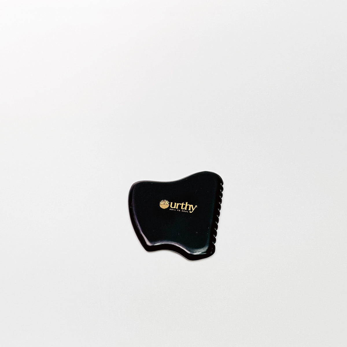 Gua Sha Black Bian Stone Facial Tool — Facial Tools by Urthy