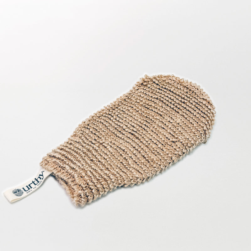Jute Exfoliating Mitt