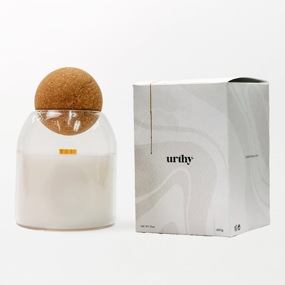 Holiday Cork Glass Candles