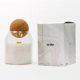 Holiday Cork Glass Candles