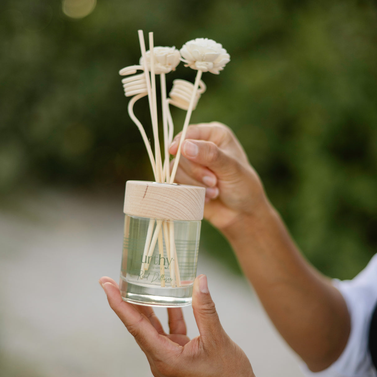 Retired Reed Diffusers with Flowers