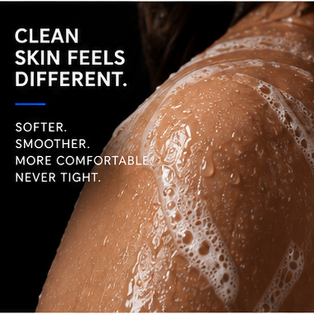 tetra clean skin feels different