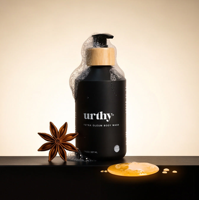 Holiday Tetra Oleum™ Shower Oil — Dirty Chai — by Urthy