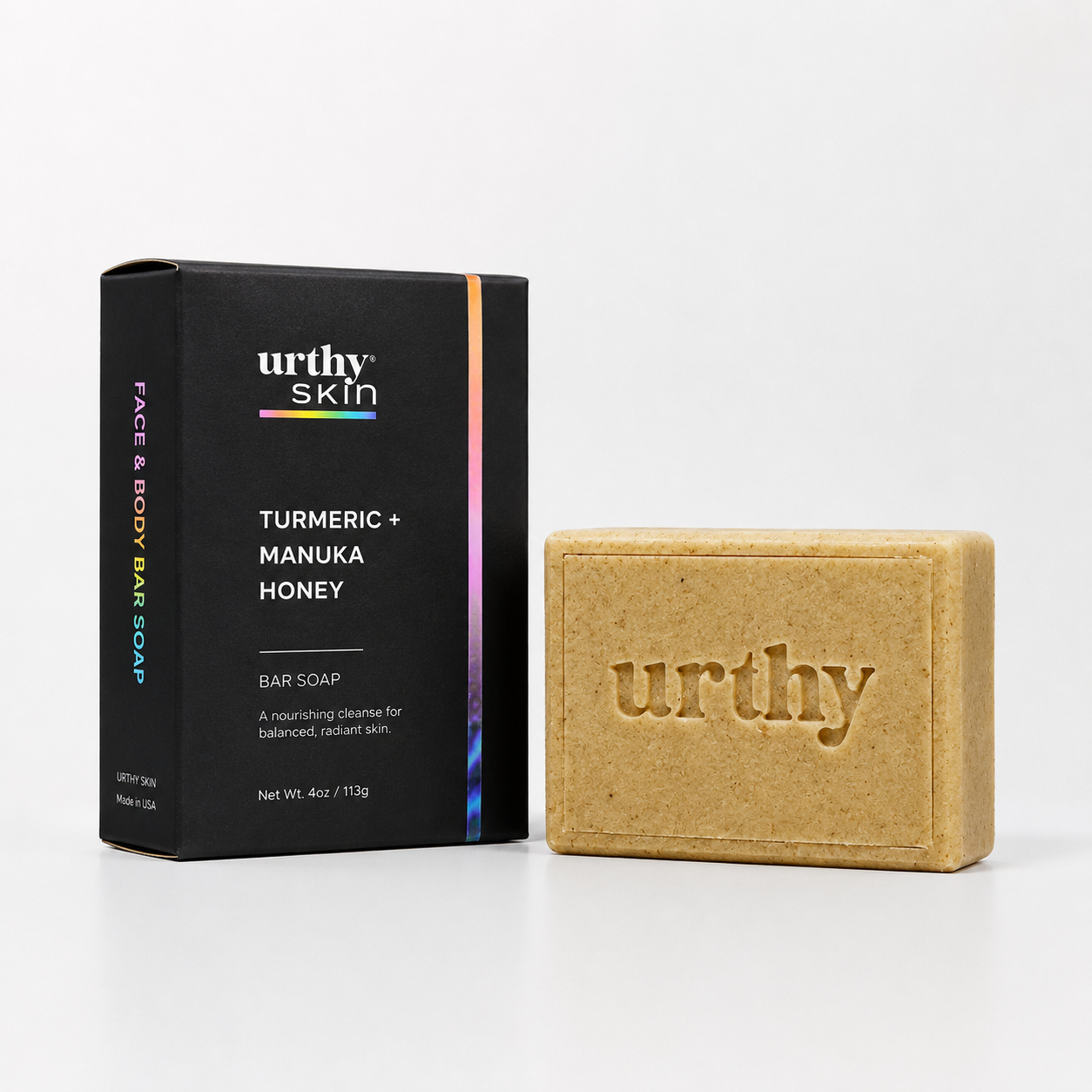 Turmeric Manuka Honey Face & Body Bar Soap